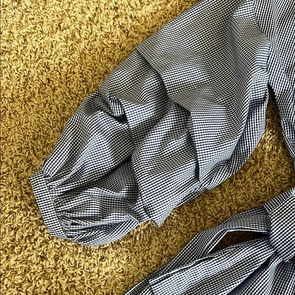 Banana Republic Blue Striped Women's Top XS - Picture 2 of 6